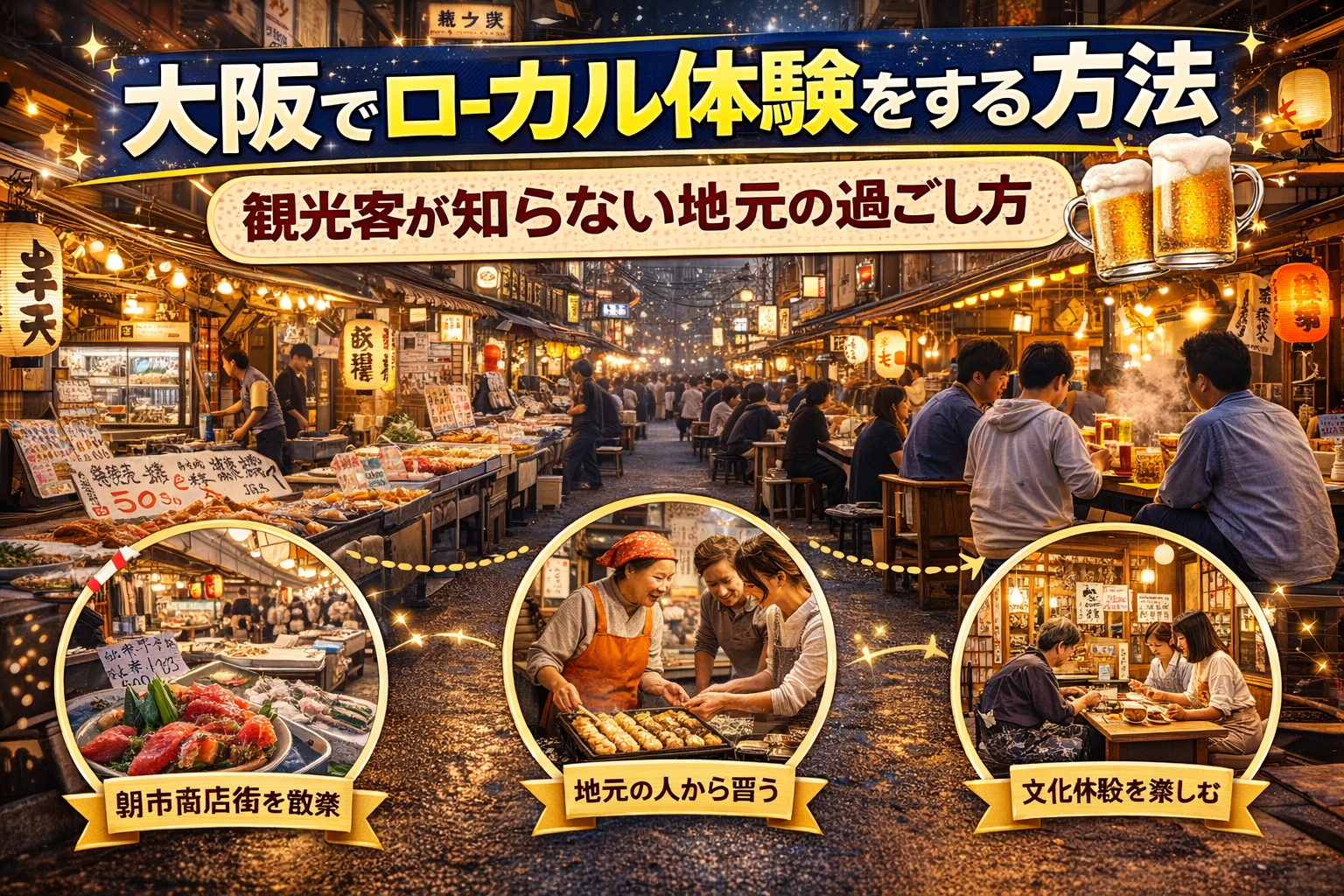 大阪でローカル体験をする方法